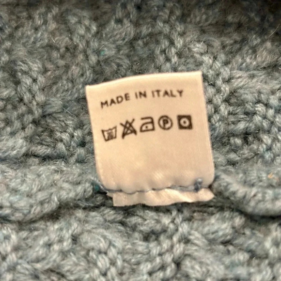 Loro Piana 100% Cashmere Collared Cardigan Chunky Knit Sweater 42 Italy $2295 - Picture 9 of 9